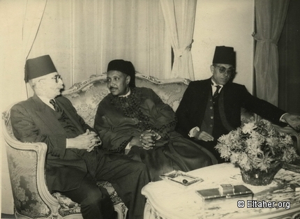 1952 - Prince Senoussi, Hilmi Pasha and Eltaher